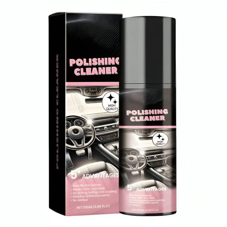 Lot de 2 sprays nettoyants pour intérieur de voiture, 100 ml