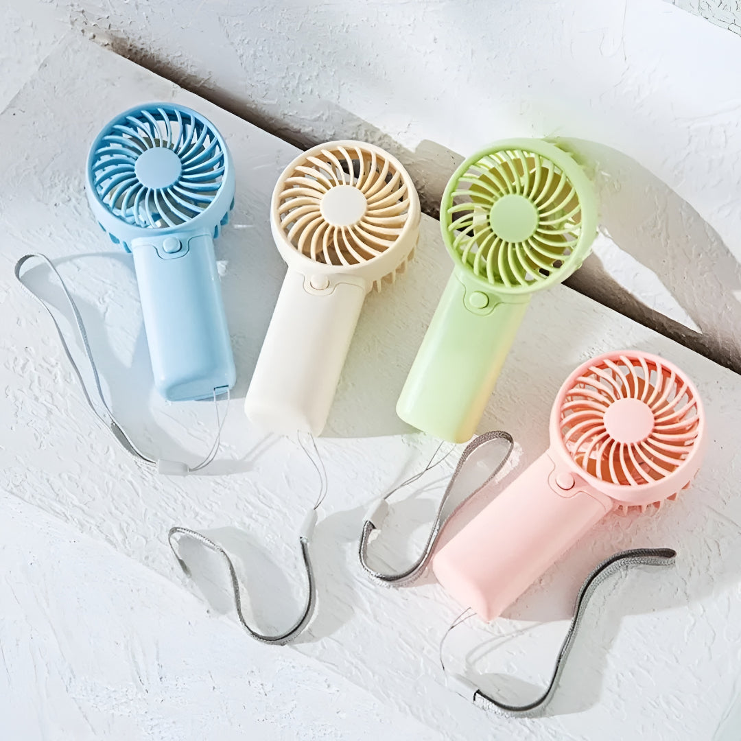 Mini ventilateur à main sur piles