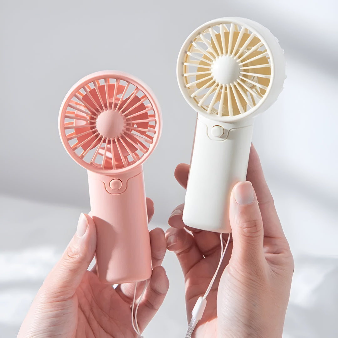 Mini ventilateur à main sur piles