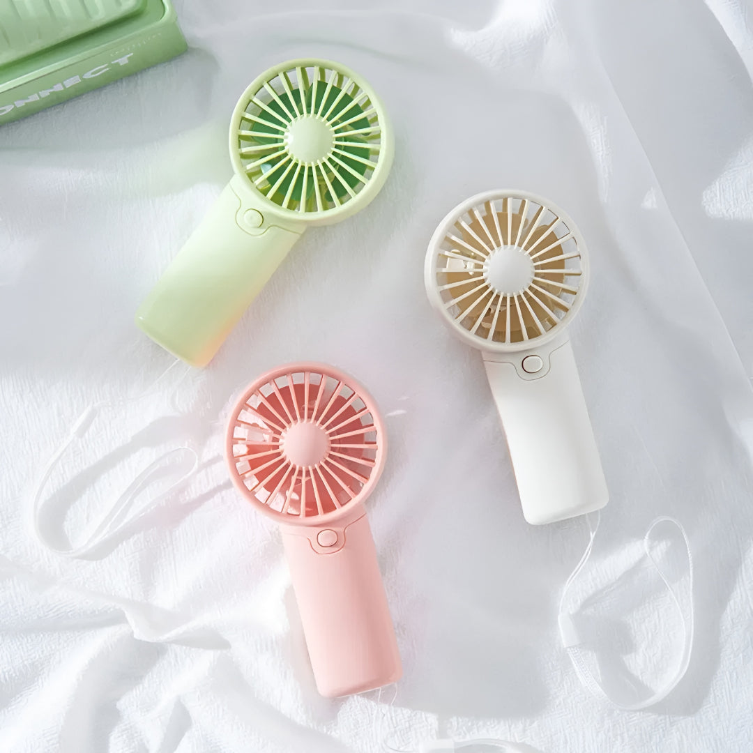 Mini ventilateur à main sur piles