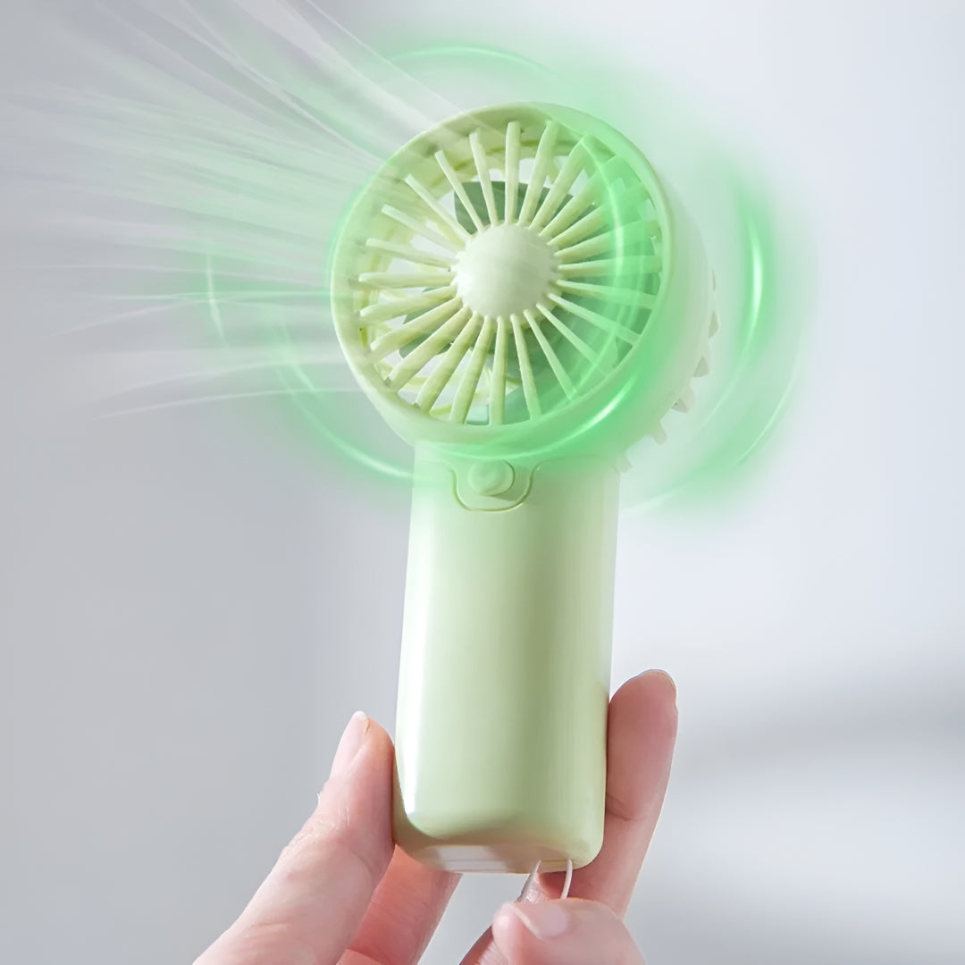Mini ventilateur à main sur piles