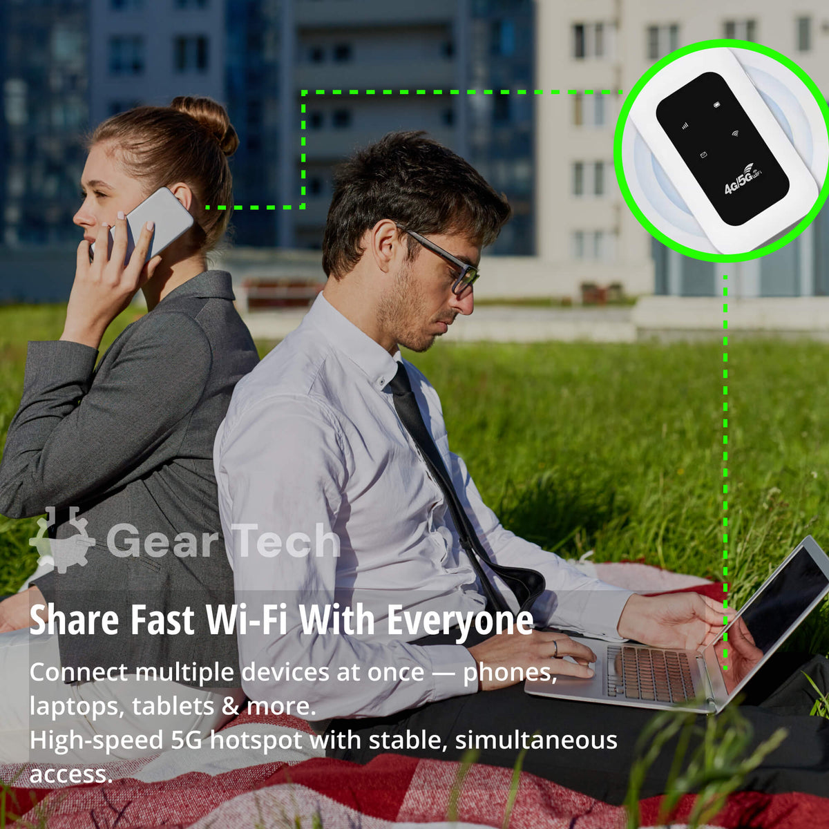 Routeur Wi-Fi mobile 4G LTE rechargeable