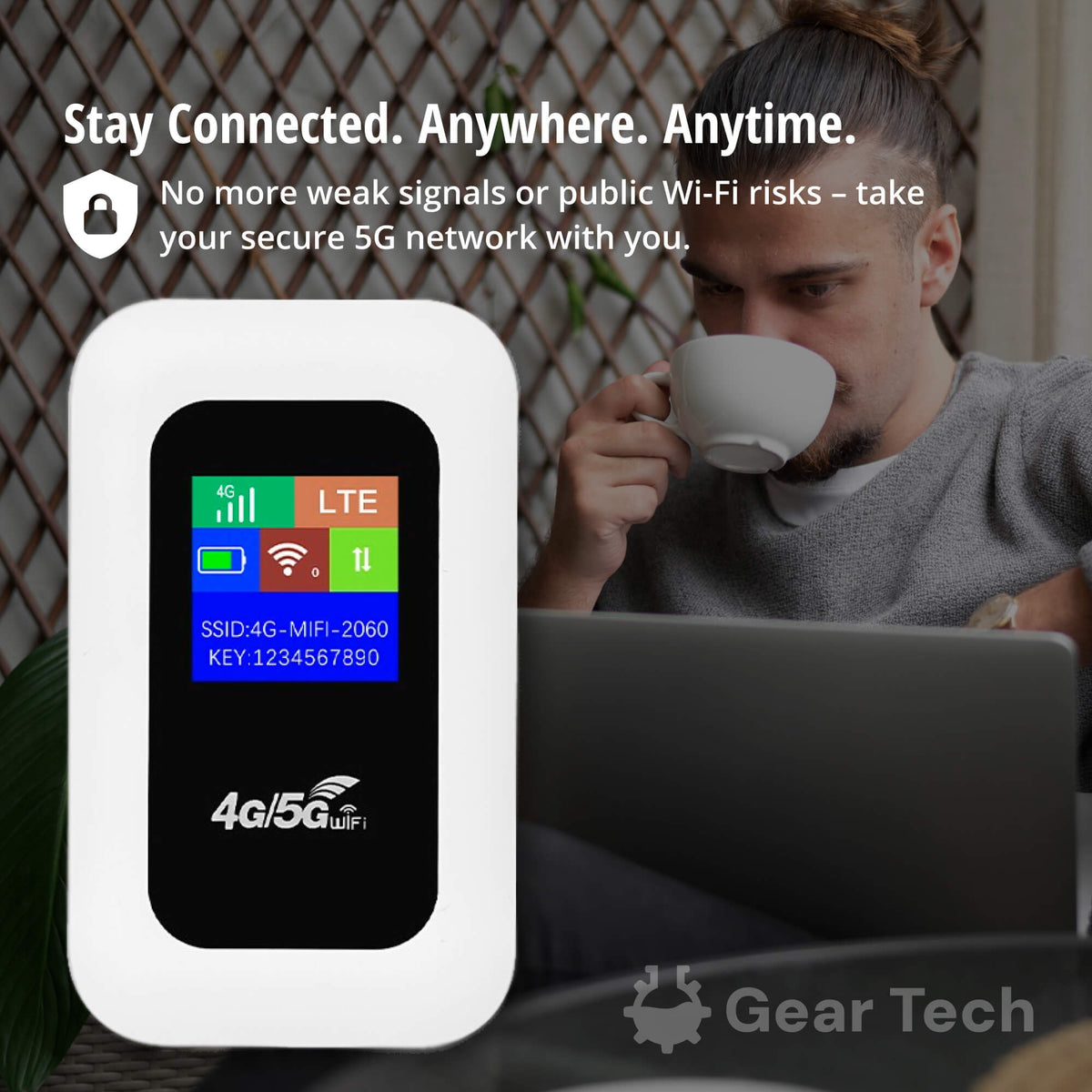 Routeur Wi-Fi mobile 4G LTE rechargeable