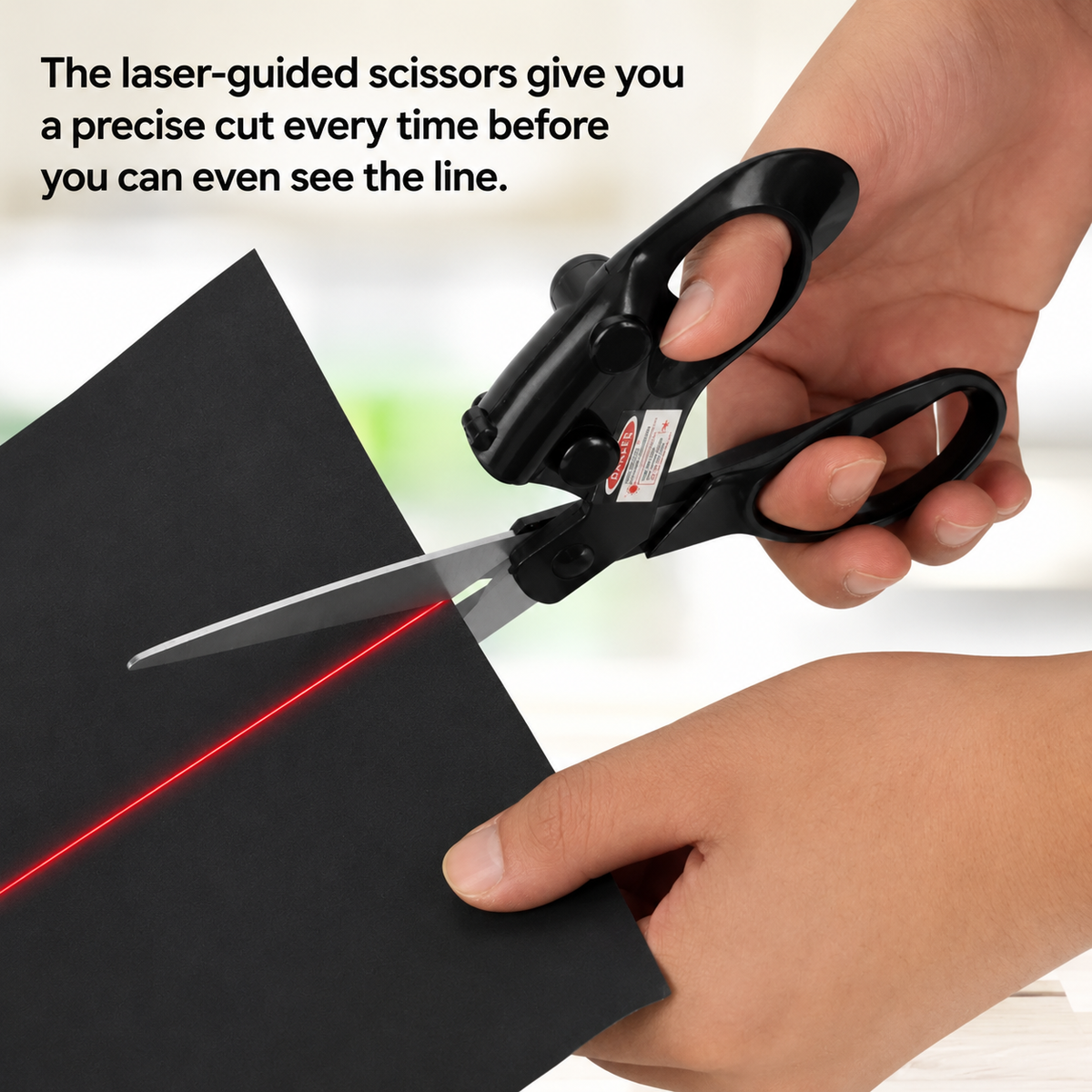 Ciseaux en acier inoxydable avec guide laser 21,5 cm