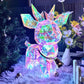Décoration lumineuse à 30 couleurs avec télécommande