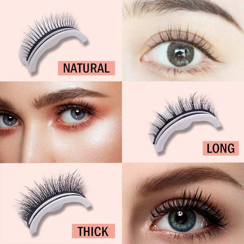 Faux cils autocollants réutilisables