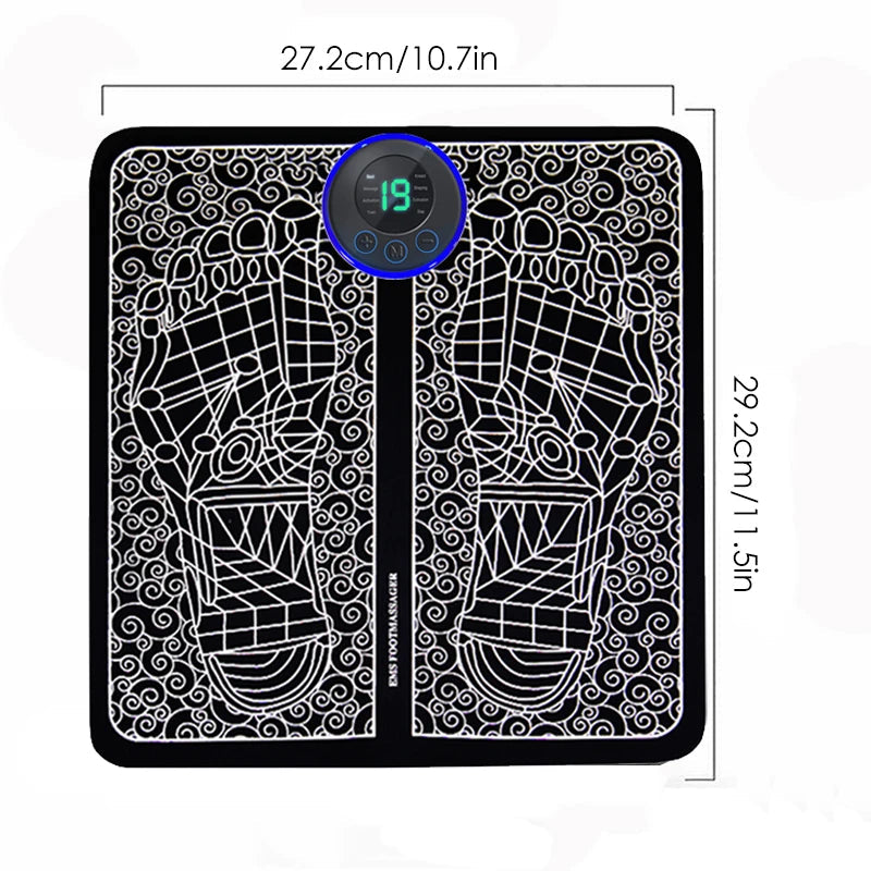 Tapis de stimulation électrique pour les pieds, 6 modes