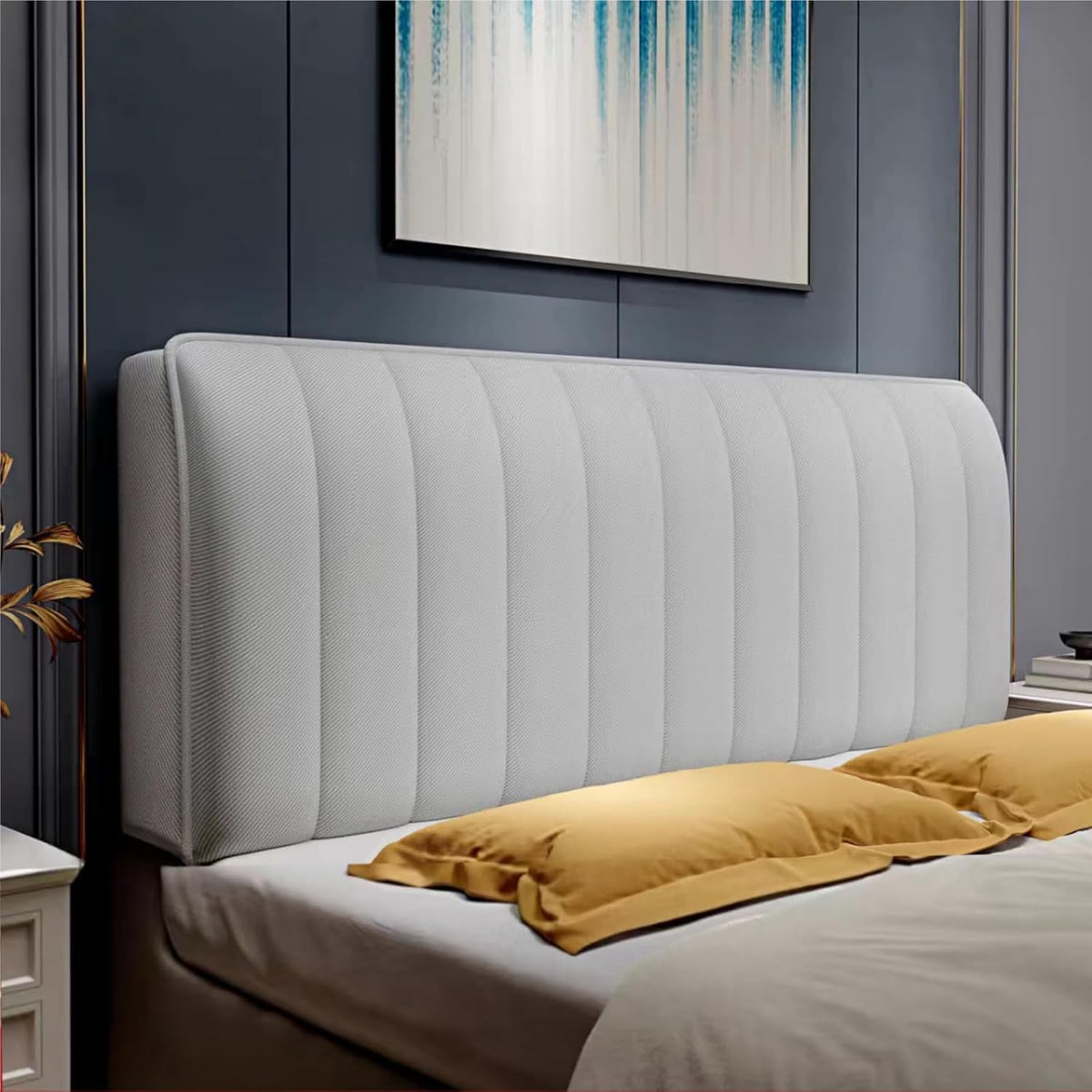 Housse extensible pour tête de lit, longueurs 1,5 à 2,2 m