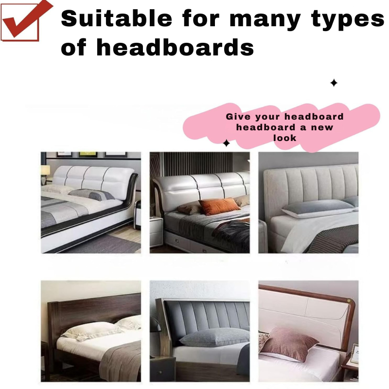 Housse extensible pour tête de lit, longueurs 1,5 à 2,2 m