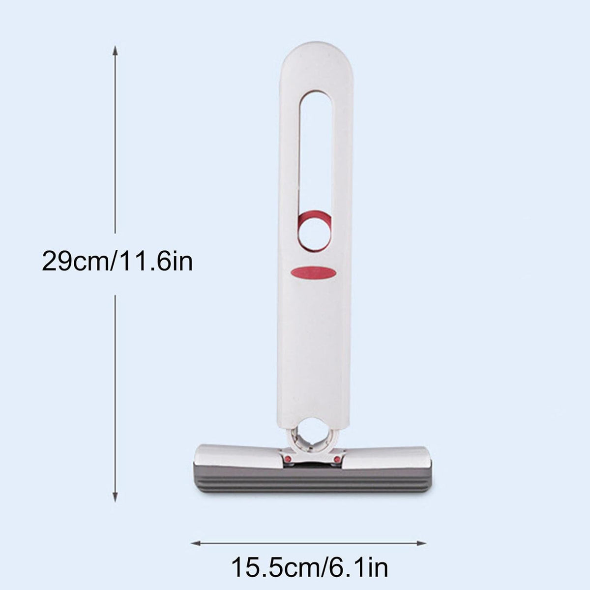 Mini-balai à éponge avec essorage intégré