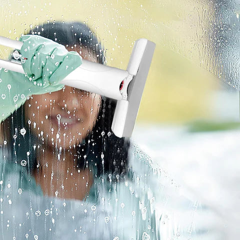 Mini-balai à éponge avec essorage intégré