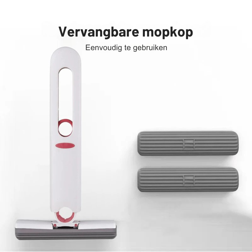 Mini-balai à éponge avec essorage intégré