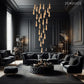 Suspension LED goutte de cristal – 1 lumière – image 2