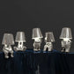 Lampe rechargeable en résine avec variateur tactile