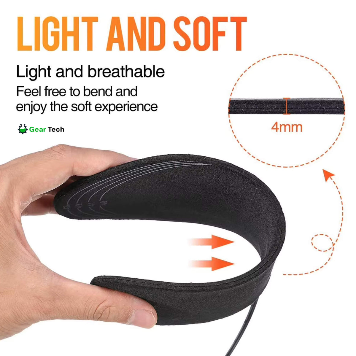 Semelles chauffantes USB ajustables par découpe