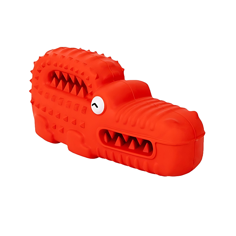 Jouet Crocodile Chien - Slow Feeder Couineur - image 2