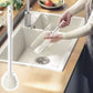 Brosse de nettoyage à long manche pour verres et tasses