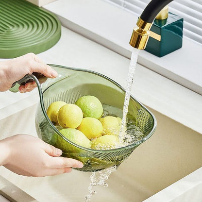 Bol de lavage du riz avec tamis intégré en PET