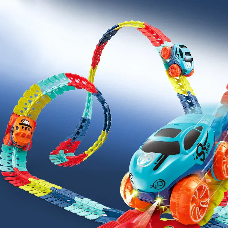 Circuit de course flexible avec looping