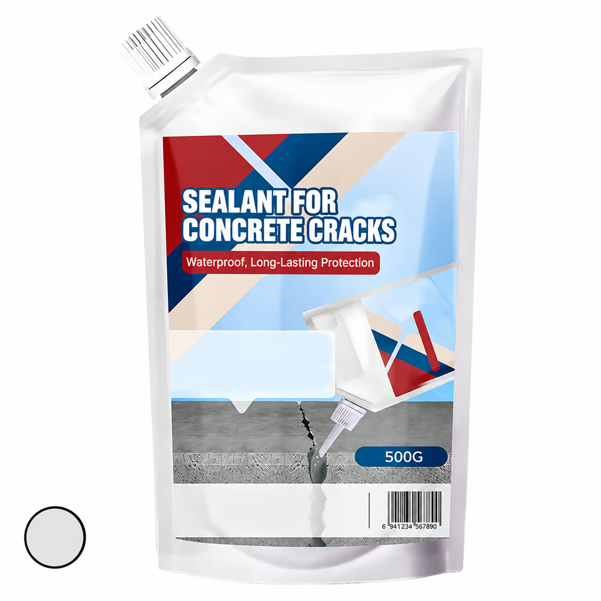Mastic de réparation des fissures pour béton et maçonnerie