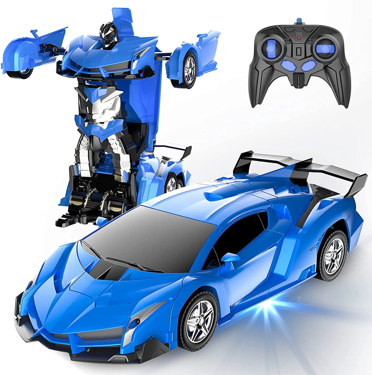 Voiture télécommandée transformable en robot