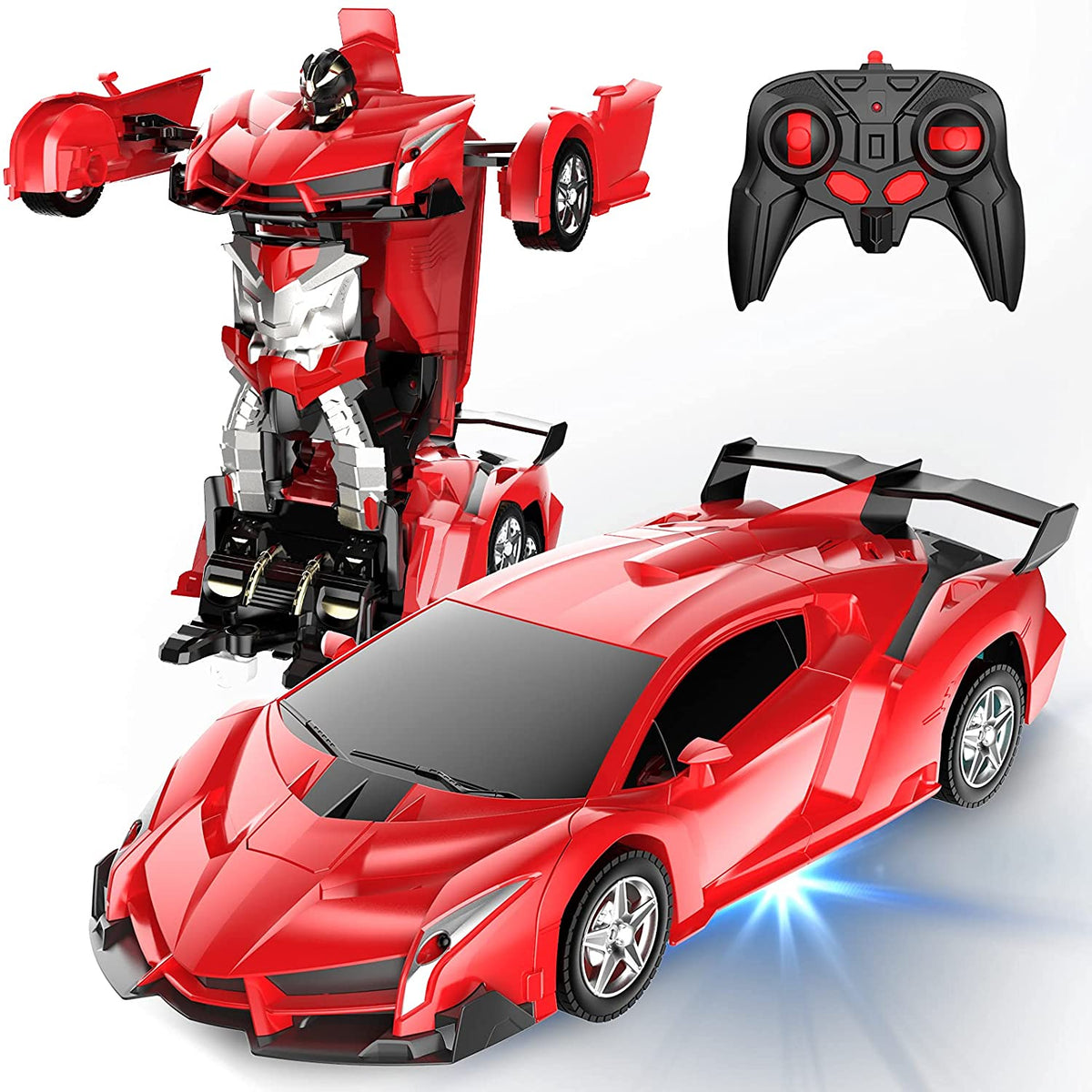 Voiture télécommandée transformable en robot
