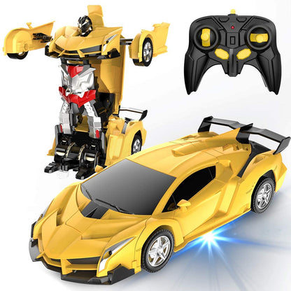 Voiture télécommandée transformable en robot