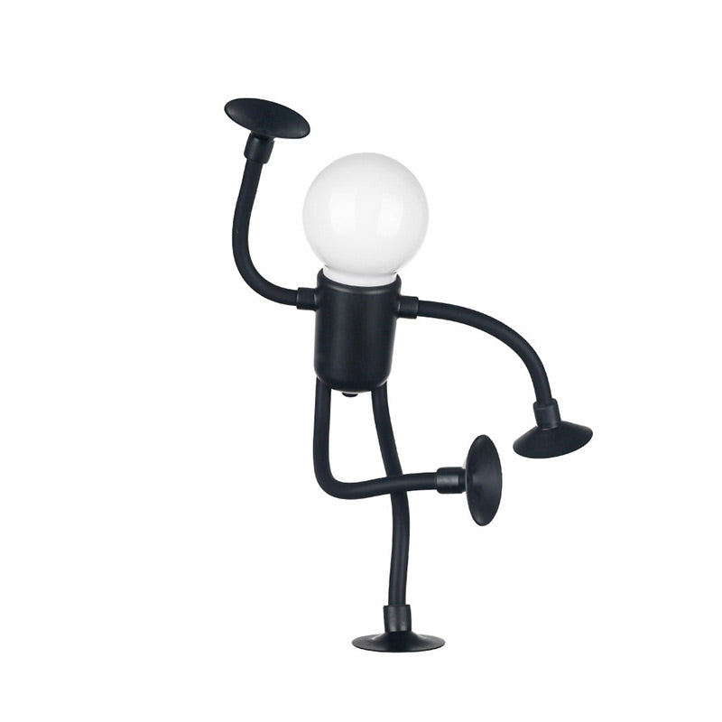 Lampe de table robot avec ampoule LED, 25 × 15 cm
