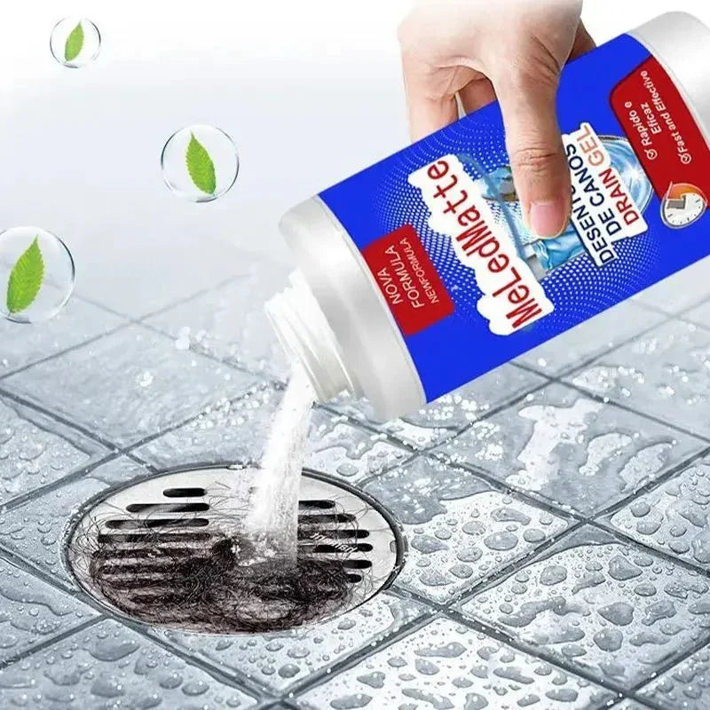 Poudre déboucheur de canalisations effervescente