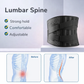 Ceinture de soutien lombaire extensible à sangles réglables