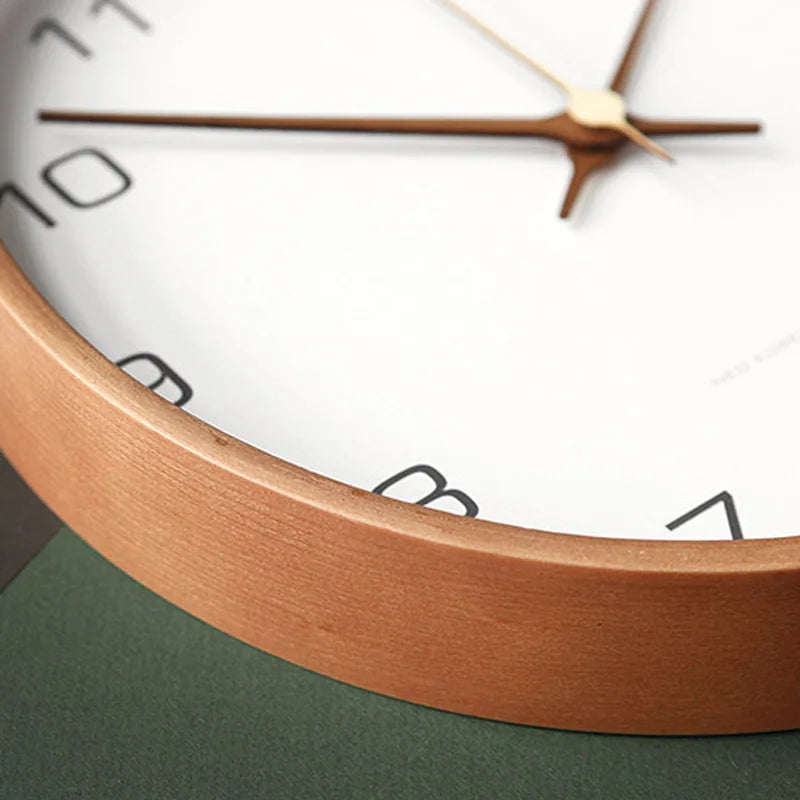 Horloge murale ronde de style scandinave, 30 cm