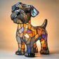 Lampe de table décorative chien avec douille E14