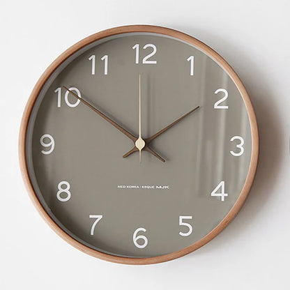 Horloge murale ronde de style scandinave, 30 cm
