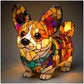 Lampe de table décorative chien avec douille E14