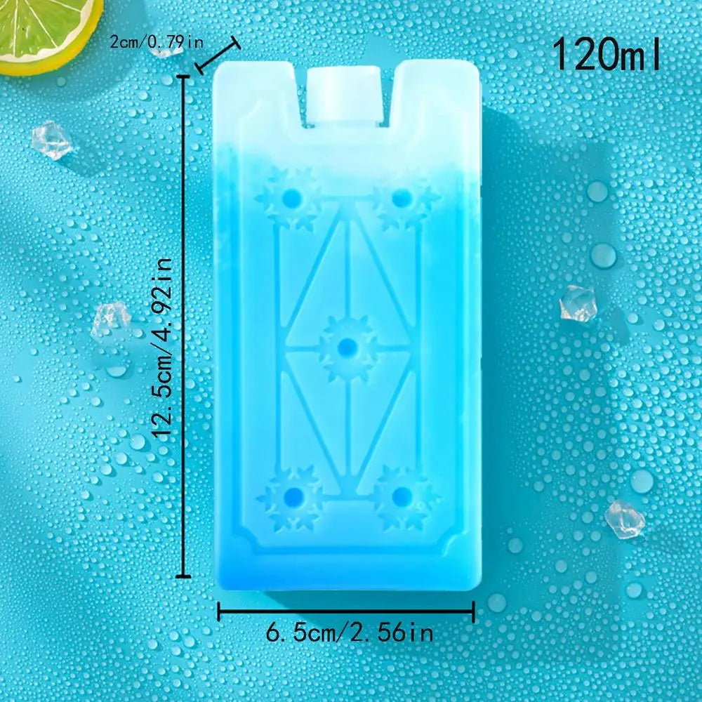 Bloc réfrigérant rectangulaire réutilisable pour glacière