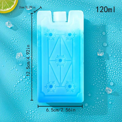 Bloc réfrigérant rectangulaire réutilisable pour glacière