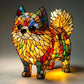 Lampe de table décorative chien avec douille E14