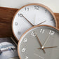 Horloge murale ronde de style scandinave, 30 cm