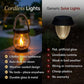 Lanterne solaire LED extérieure à effet flamme – image 4