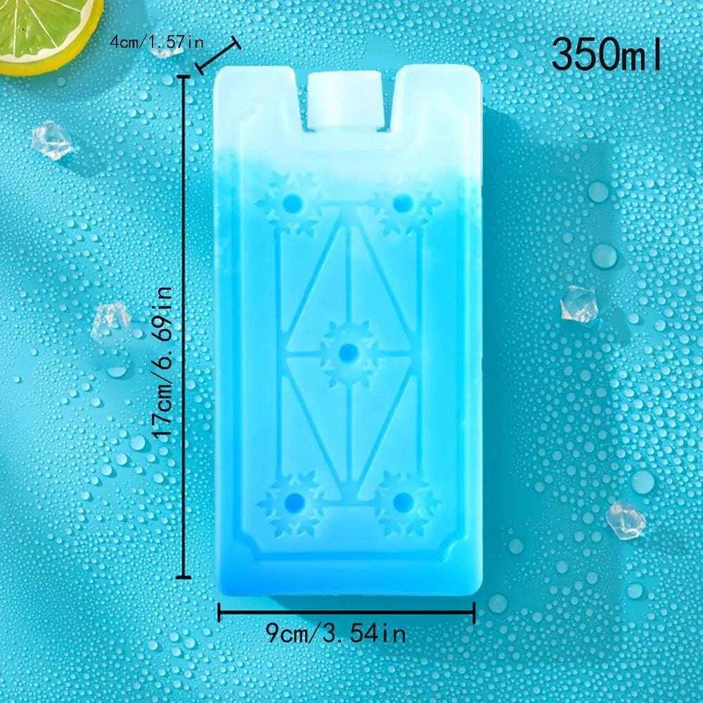 Bloc réfrigérant rectangulaire réutilisable pour glacière