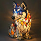 Lampe de table décorative chien avec douille E14