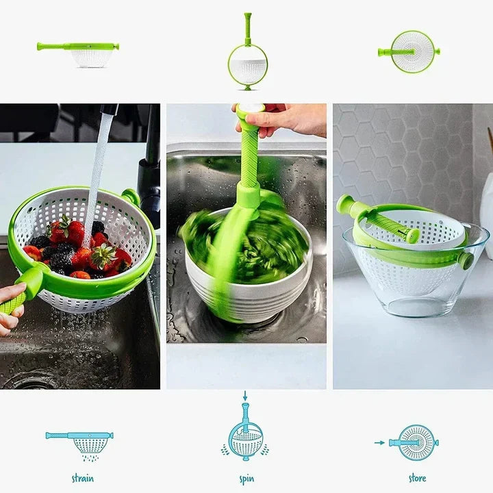 Essoreuse à salade en ABS, diamètre 21,5 cm