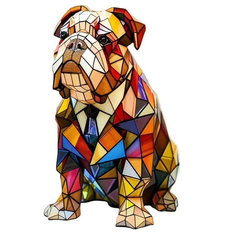 Lampe de table décorative chien avec douille E14