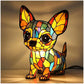 Lampe de table décorative chien avec douille E14