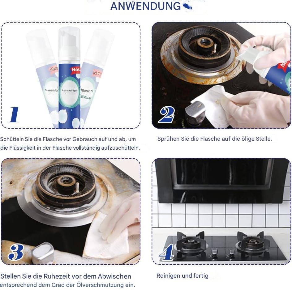 Nettoyant mousse dégraissant pour cuisine