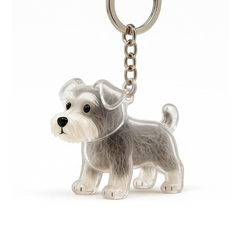 Porte Cles Souvenir Poils Animal - Capsule Memoire - image 9
