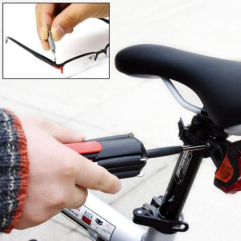 Tournevis multi-embouts avec lampe de travail