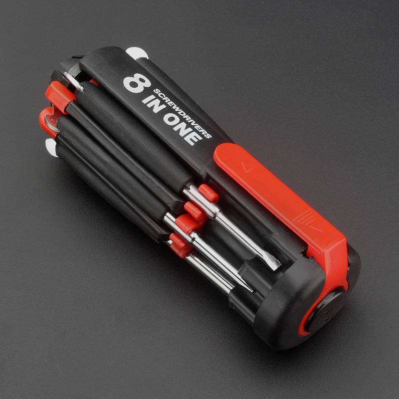 Tournevis multi-embouts avec lampe de travail