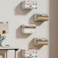 Support mural invisible pour livres en fer peint