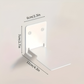 Support mural invisible pour livres en fer peint
